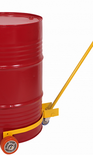 Carrinho com puxador para tambor de 200L Carrinho com puxador para tambor de 200L