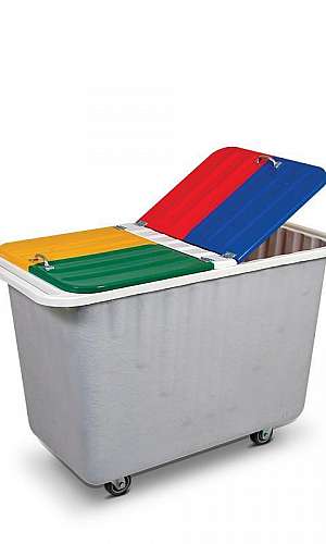 Carrinho de Lixo com Rodas Carrinho de Lixo com Rodas