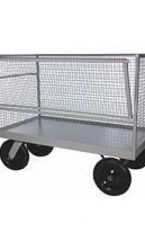 Carrinho plataforma aramado Carrinho plataforma aramado