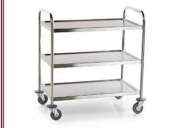Carrinho para transporte de alimentos inox Carrinho para transporte de alimentos inox