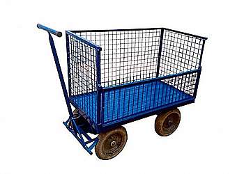 Carro plataforma com tela Carro plataforma com tela