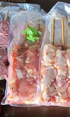 Embalagens a vácuo resistentes a rasgo  Embalagens a vácuo resistentes a rasgo